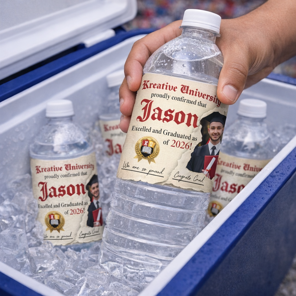 Water Bottle Labels